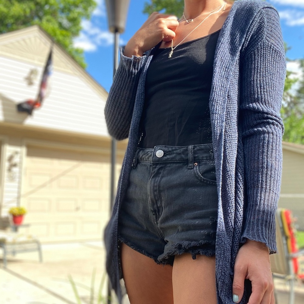 Blue Cardigan